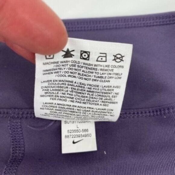 Nike Purple Classic Skort Golf Outdoor Active Pull On Running Large Tennis Skirt - Picture 4 of 7